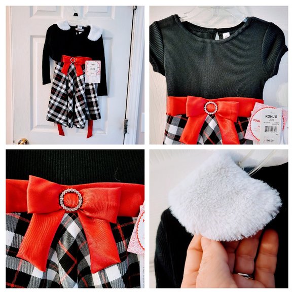 BRAND NWT 2 Piece Size 4 Tutu Set (Black pants/Pink Sequin top w/tutu attached) - Picture 10 of 15